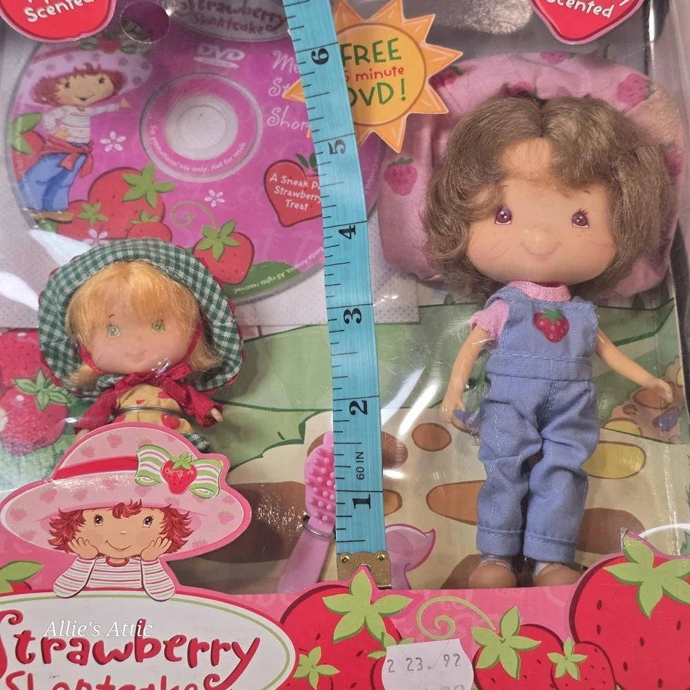 Strawberry Shortcake Berry Sweet Sisters DVD Apple Dumpling Vintage Toy Doll New